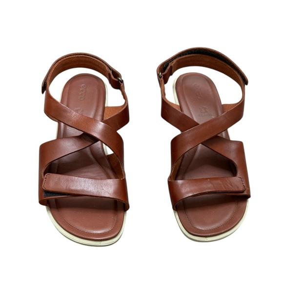 ECCO Women's Felicia Cross Wedge Sandal Size 10.5 - Picture 10 of 10